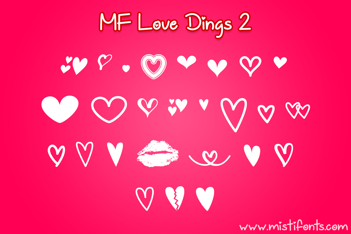 MF Love Dings 2 font