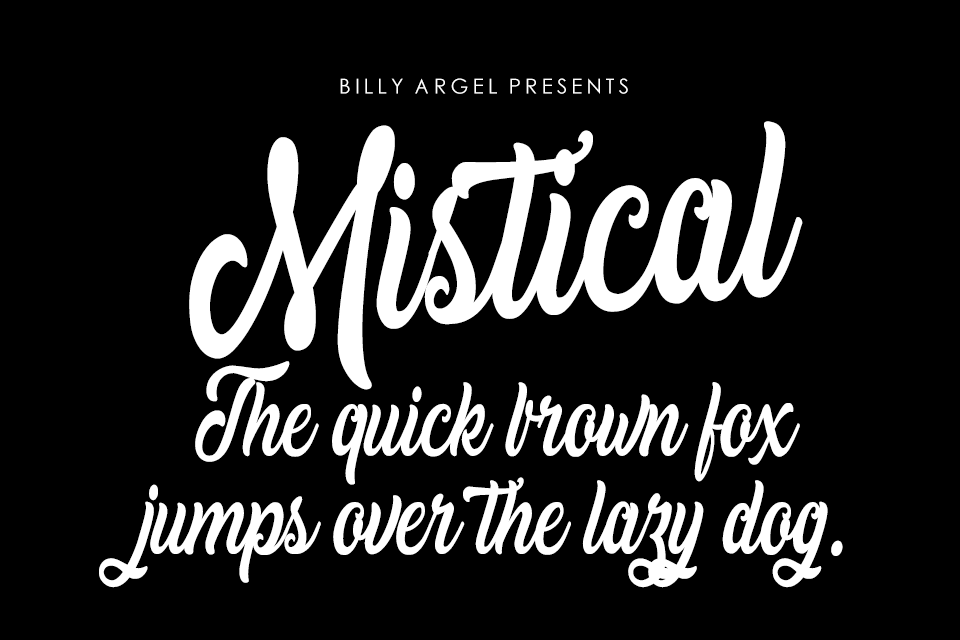 Mistical Personal Use font