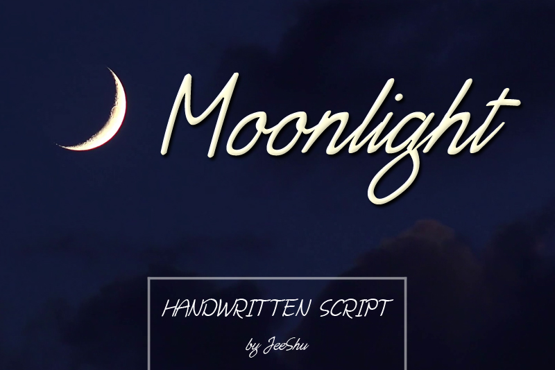 Moonlight Script font