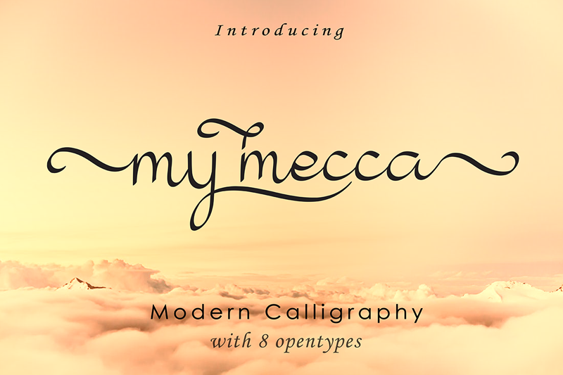 my mecca font