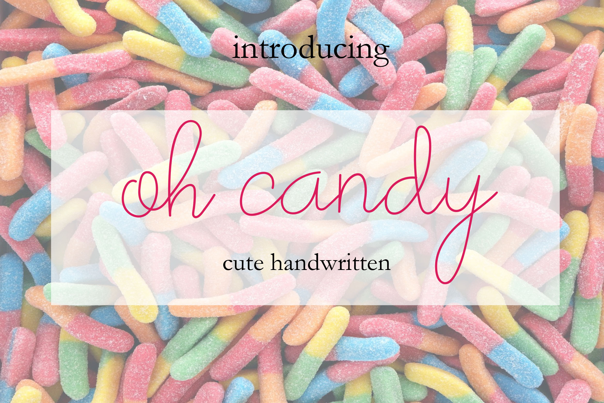 oh candy font