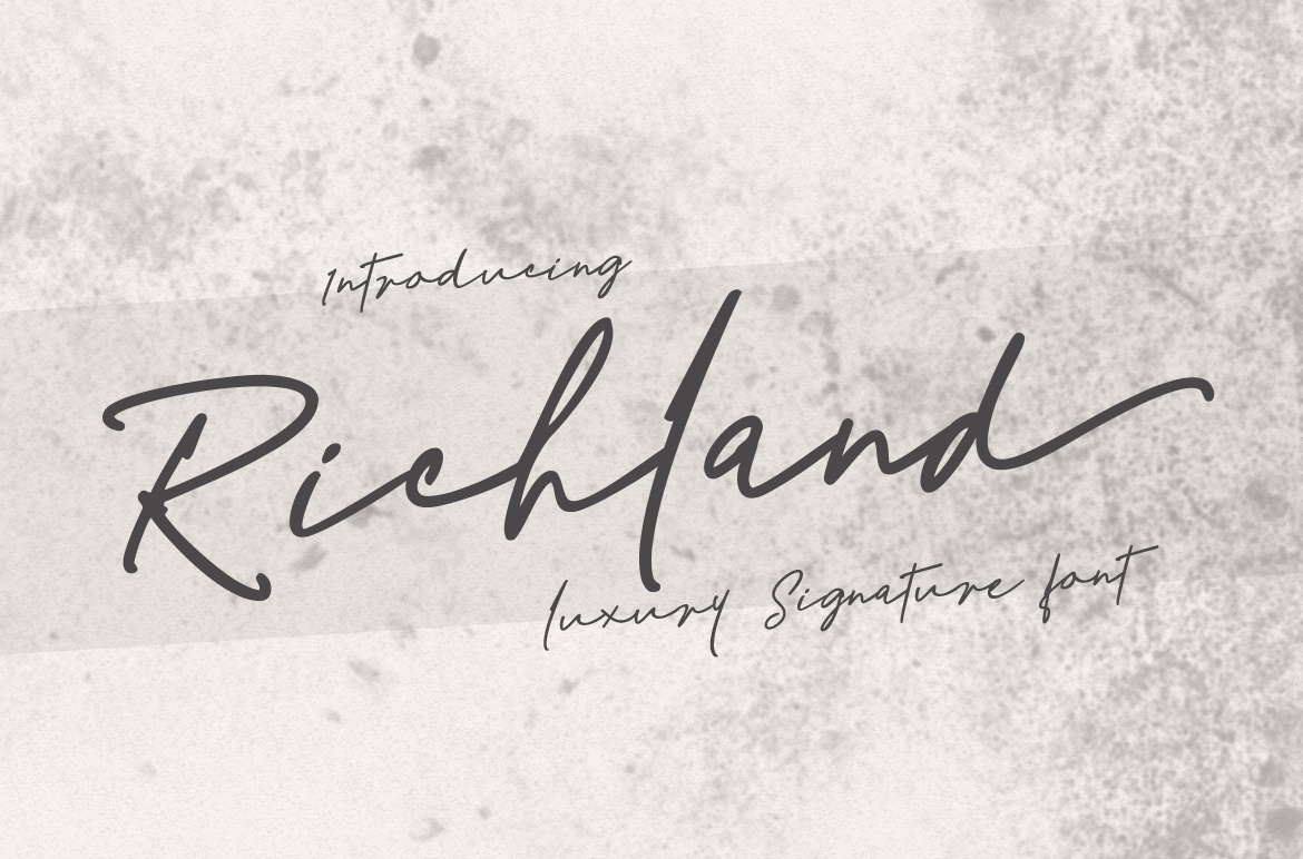 Richland font