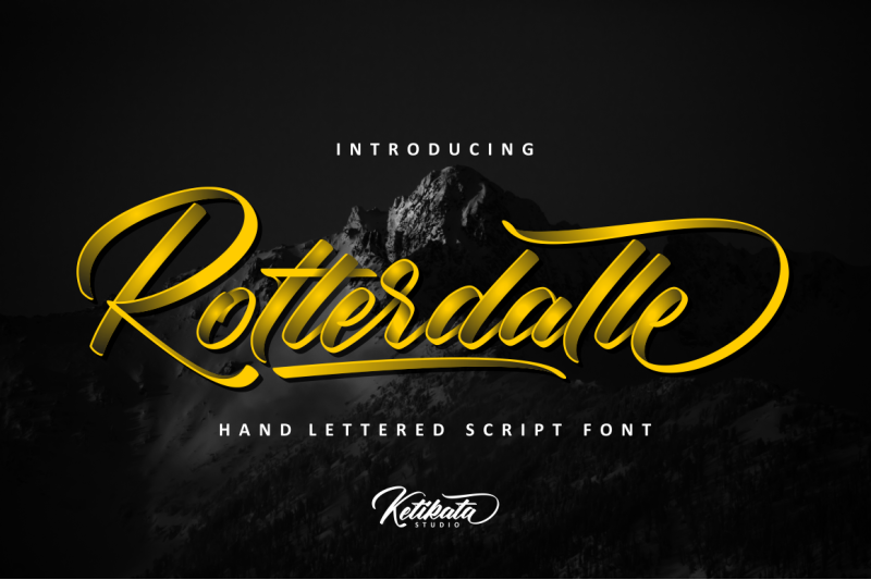 Rotterdalle Personal Use font