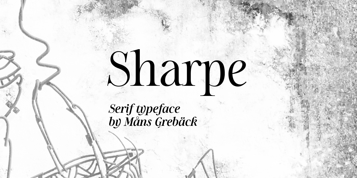 Sharpe PERSONAL font