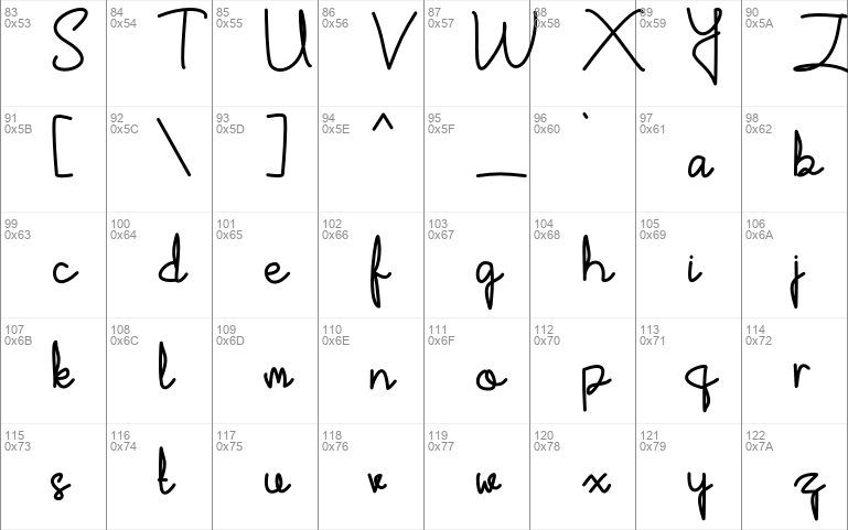 Shintelline font