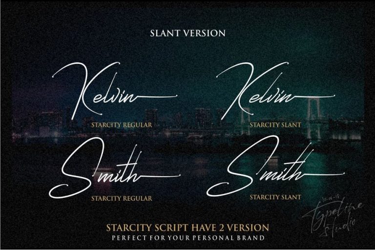 Starcity Script font