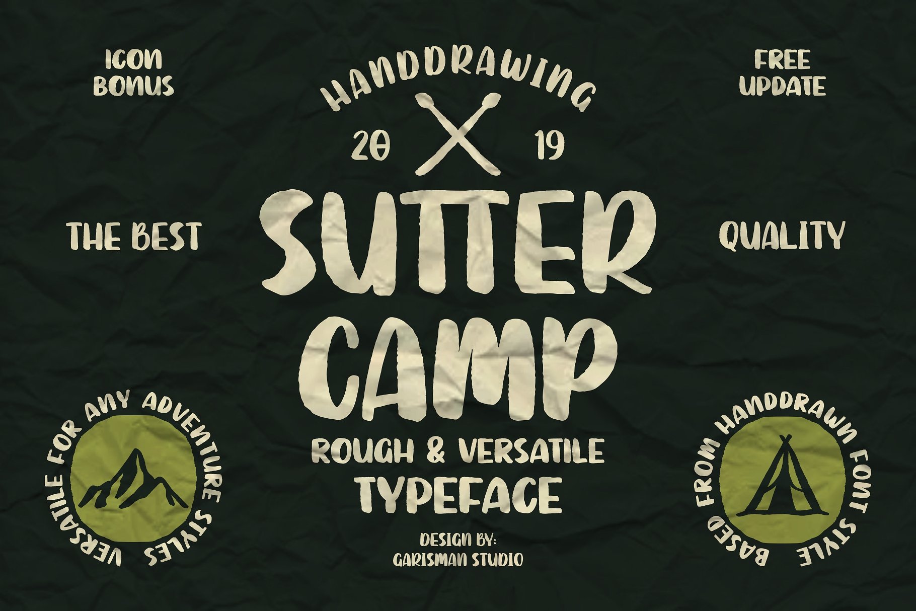 Sutter Camp font