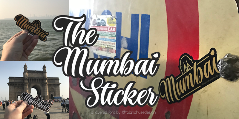 The Mumbai Sticker Demo font