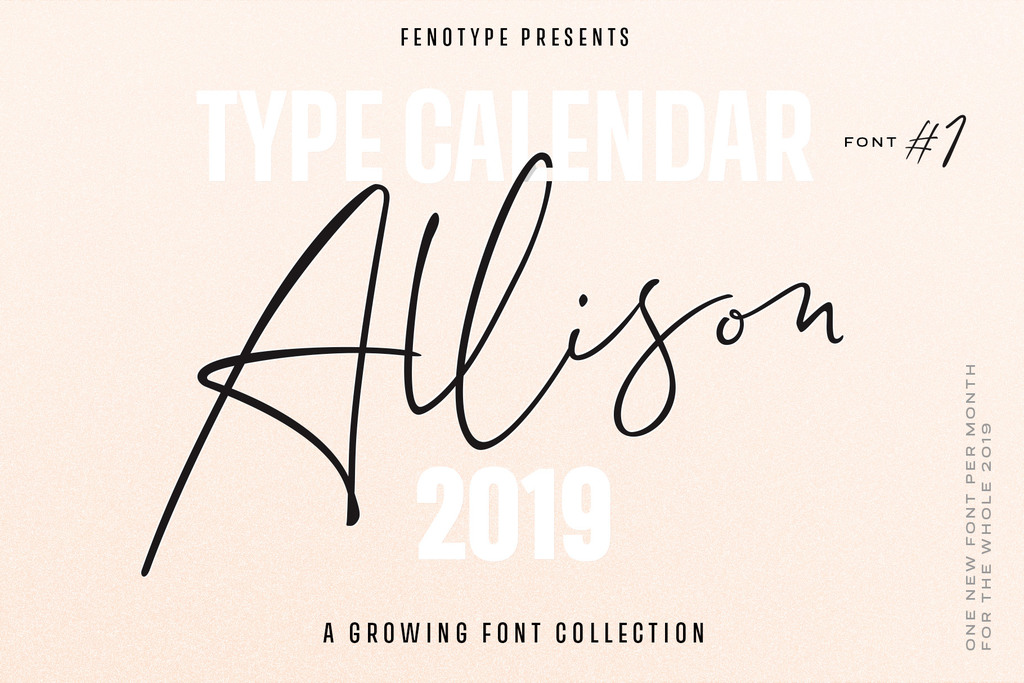Allison Script font