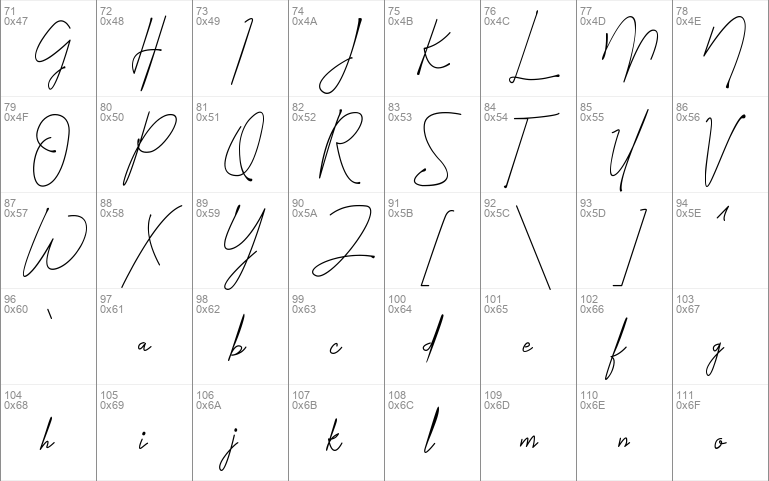 Amartans Signature font
