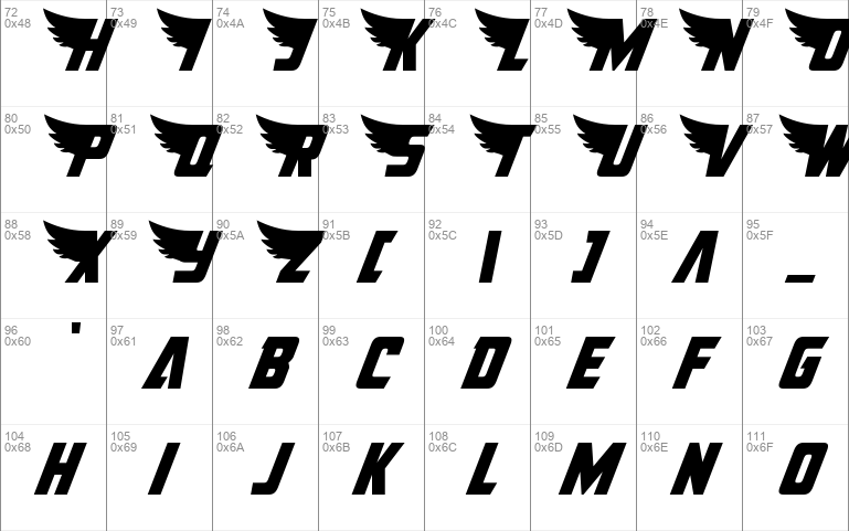 American Kestrel Condensed font