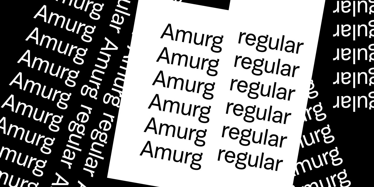 Amurg font