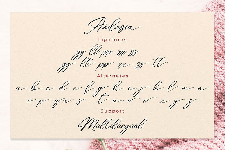 Andasia font