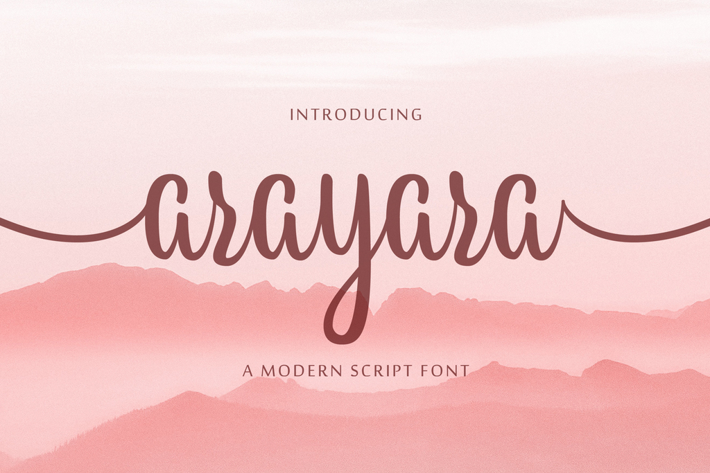 Arayara demo font