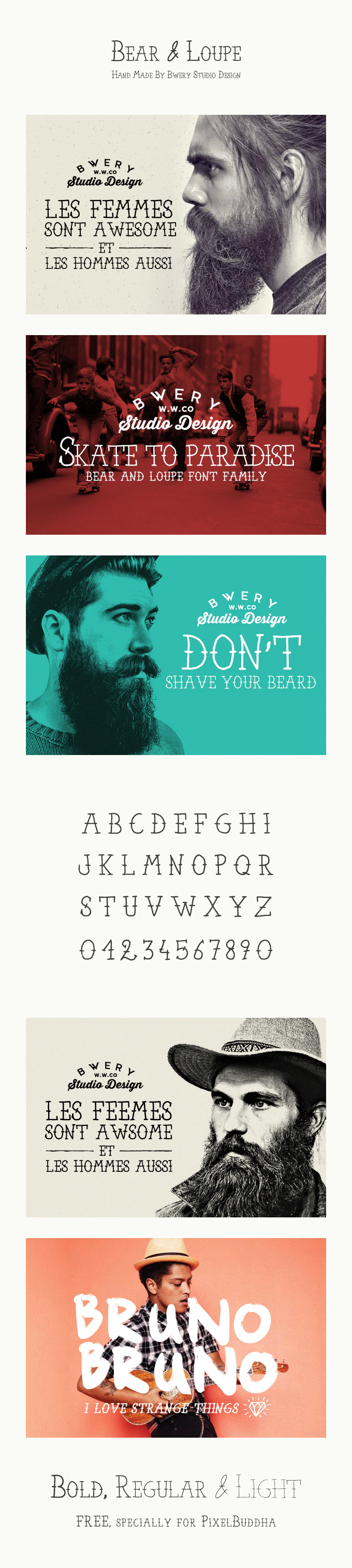 Bearandloupe font