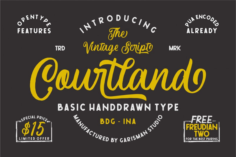 Courtland font