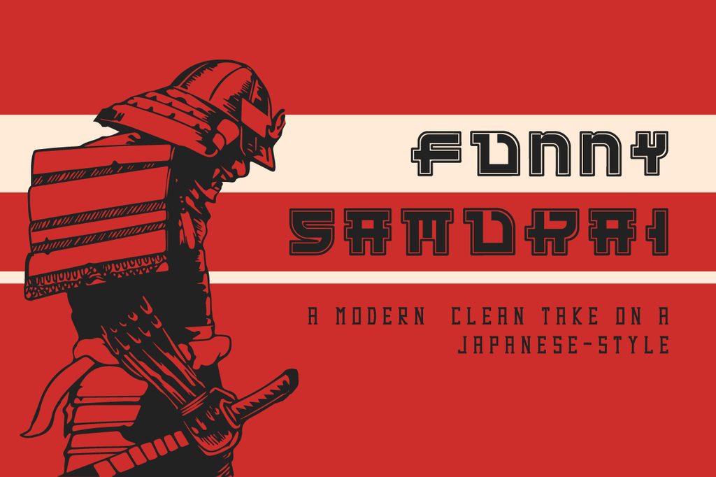 Funny Samurai font