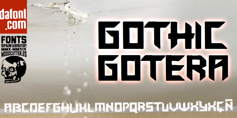 Gothic Gotera font