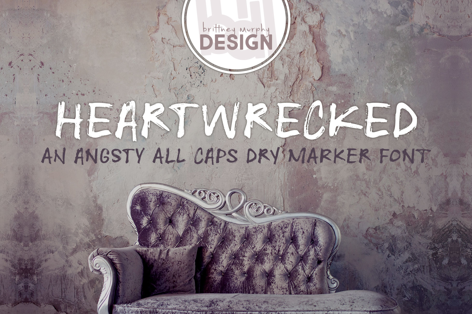 Heartwrecked font