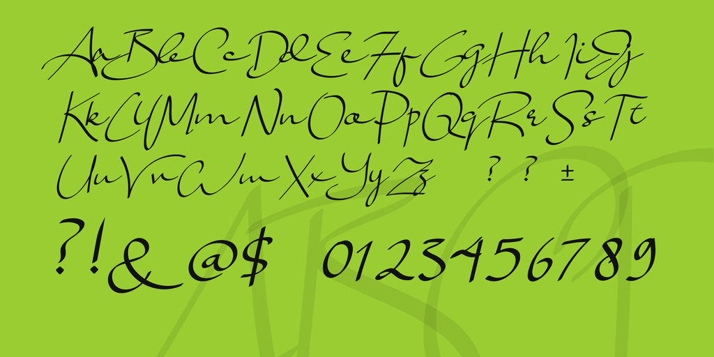 Lady Jasmine font