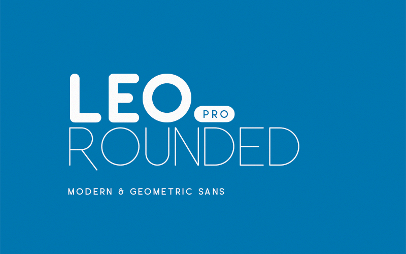 Leo Rounded font