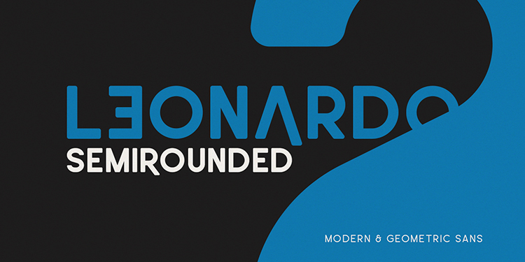 Leonardo-SemiRounded Demo font