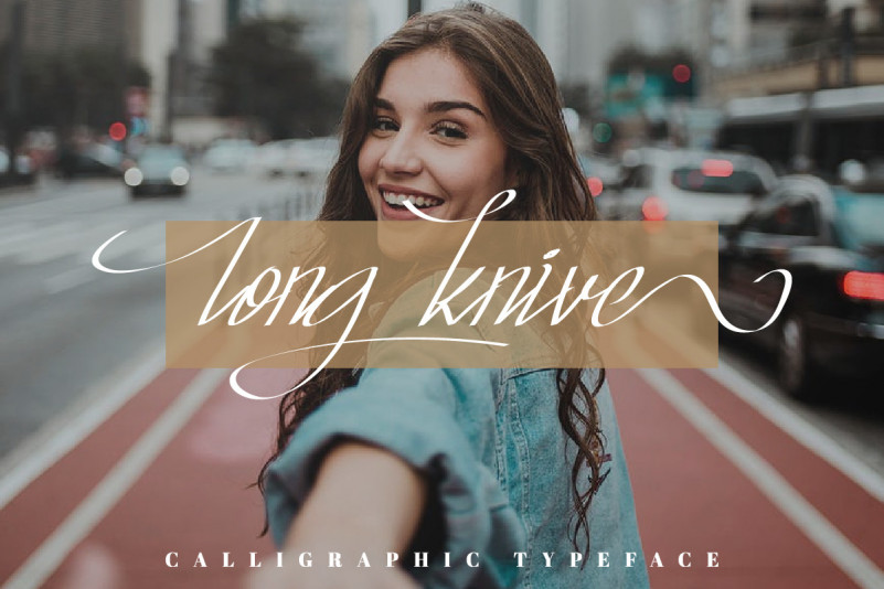 Long Knive Demo font