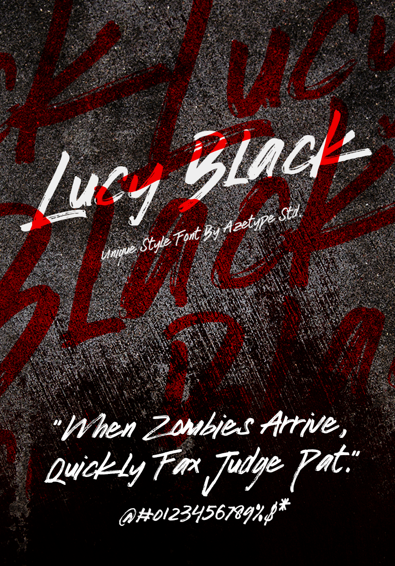 Lucy Black font