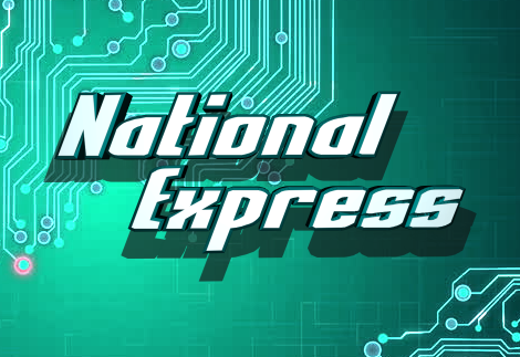 National Express Condensed Italic font