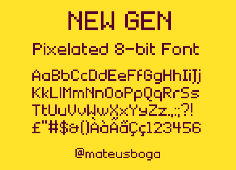 New Gen font