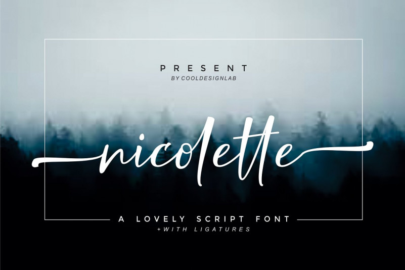 Nicolette Demo font