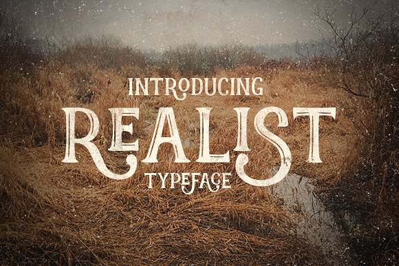 Realist font