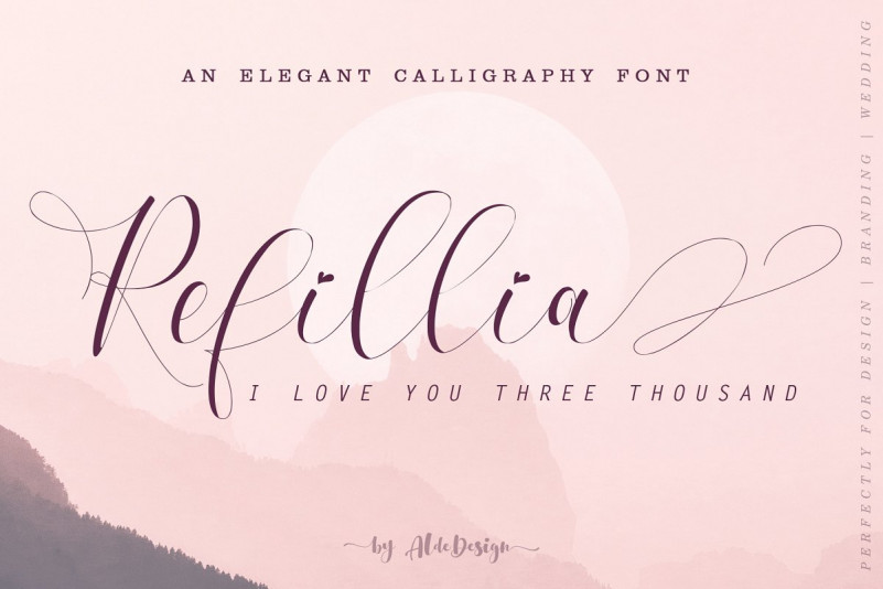 Refillia font