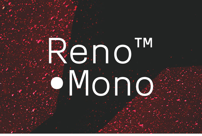 Reno Mono font