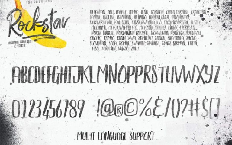 Rockstar font