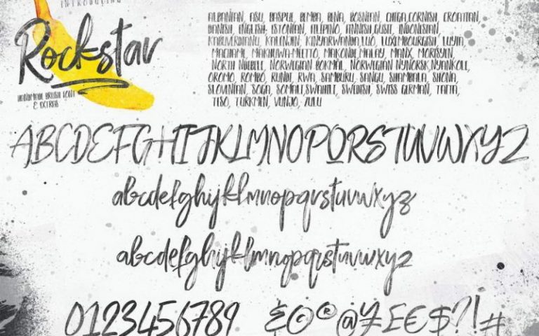 Rockstar font