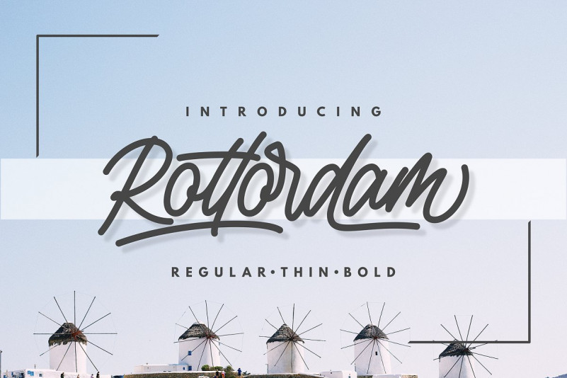 Rottordam FREE font