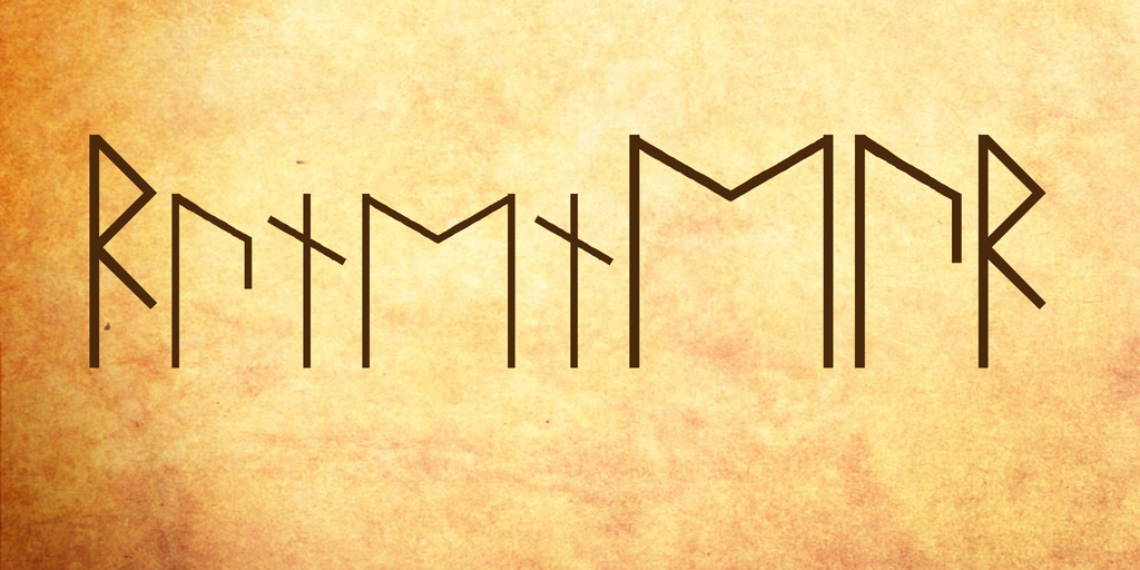 RunenEUR font