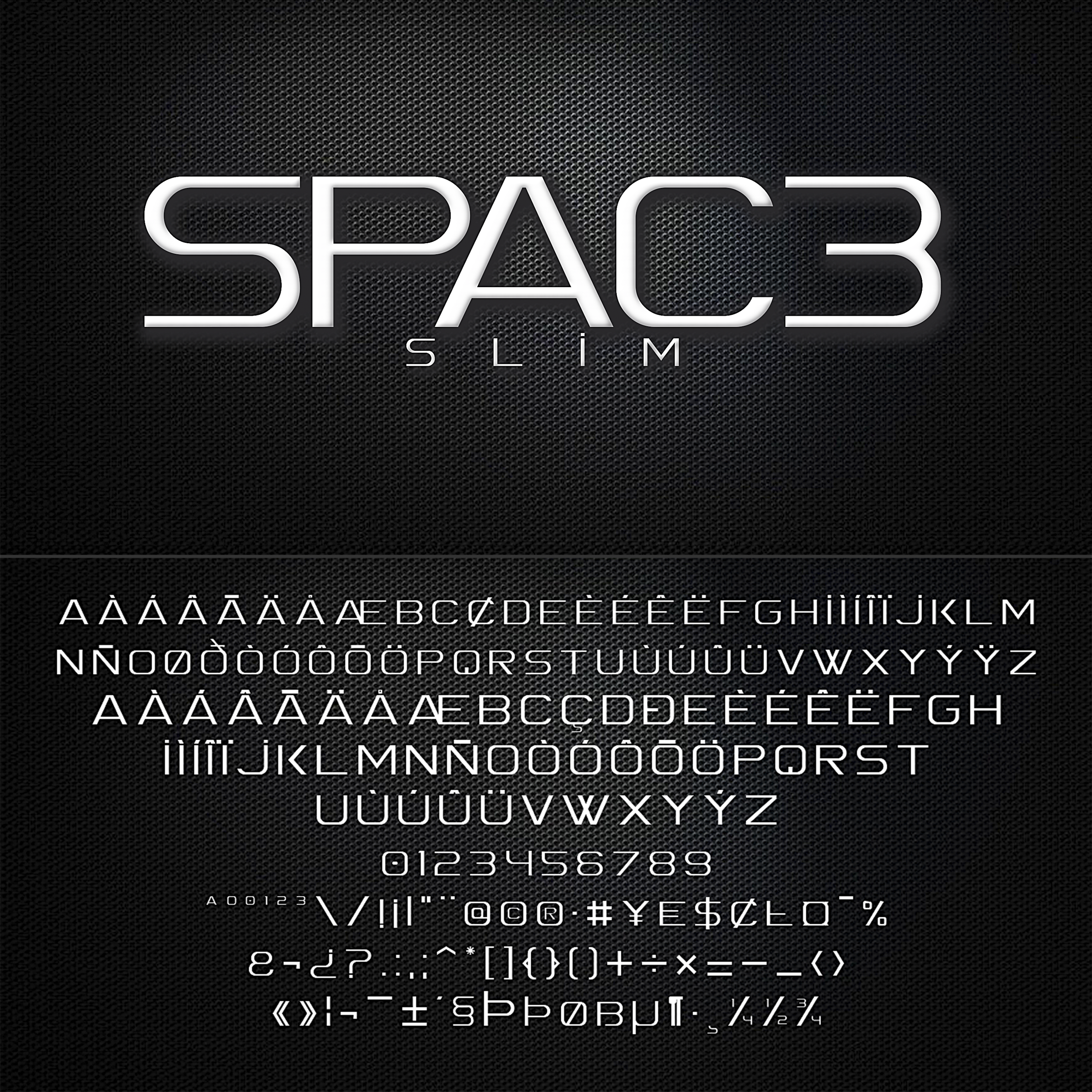 Spac3  font