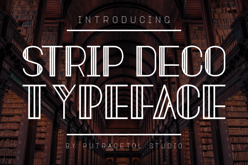 Strip Deco font