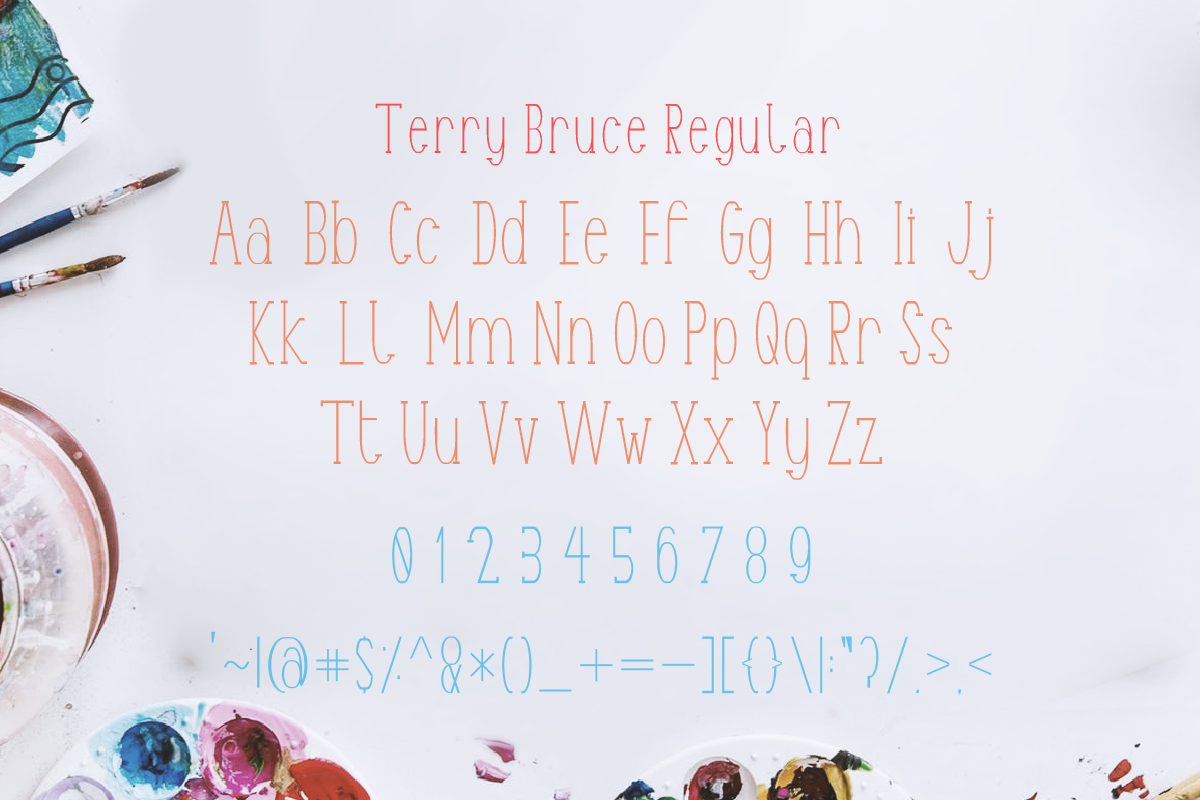 Terry Bruce font