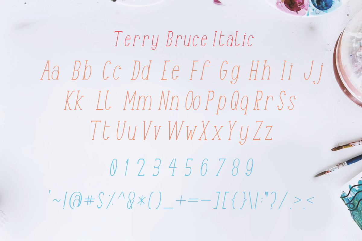 Terry Bruce font