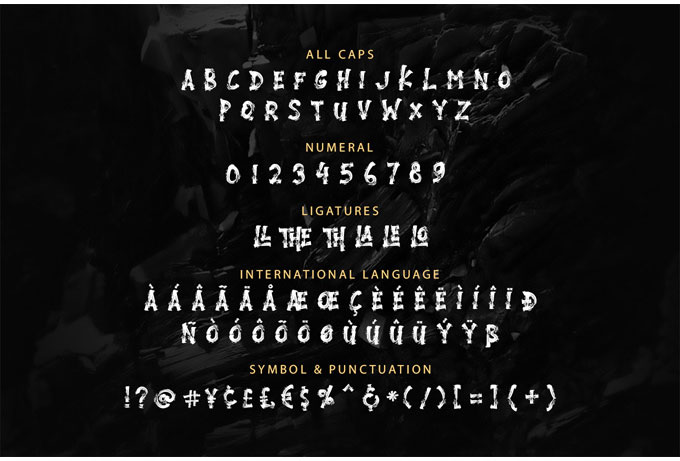 THEROCK font