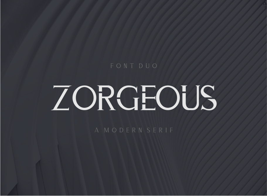 ZORGEOUS font