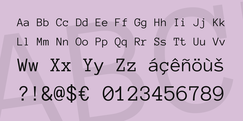 Anonymous Pro font