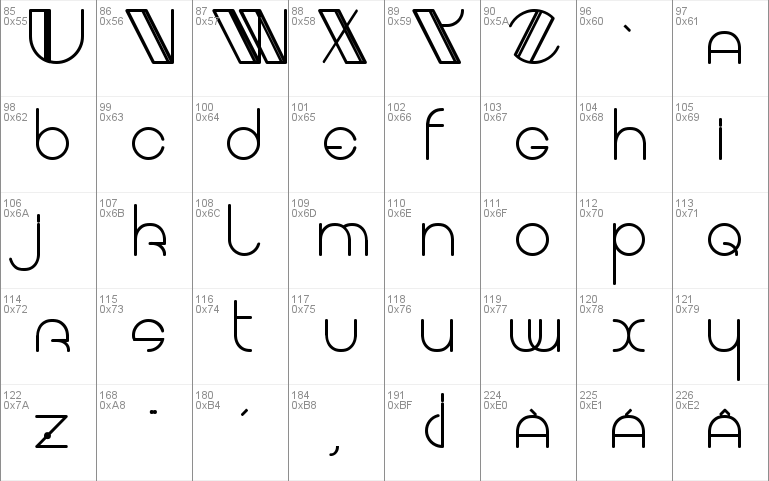 Aracme Waround Light font