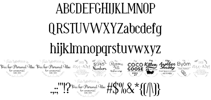 Bistecca font