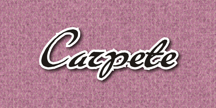 Carpete font