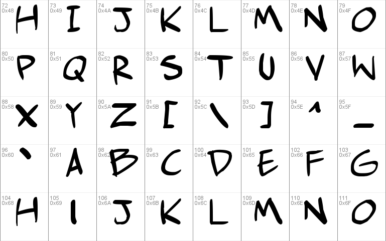 comic huslte font