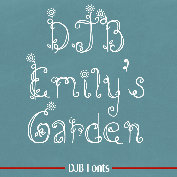 DJB Emilys Garden font